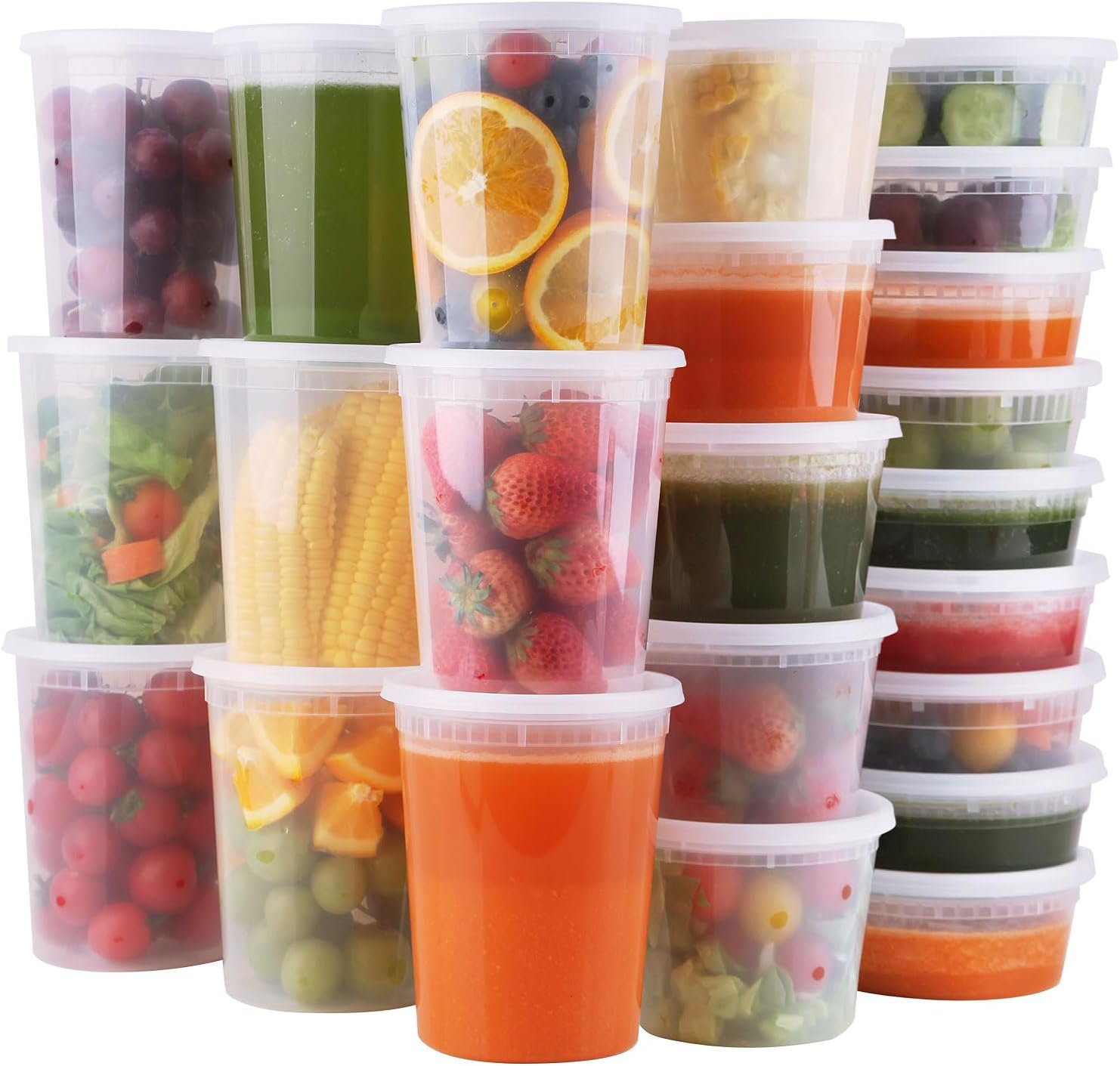 Plastic Deli Containers with Lids